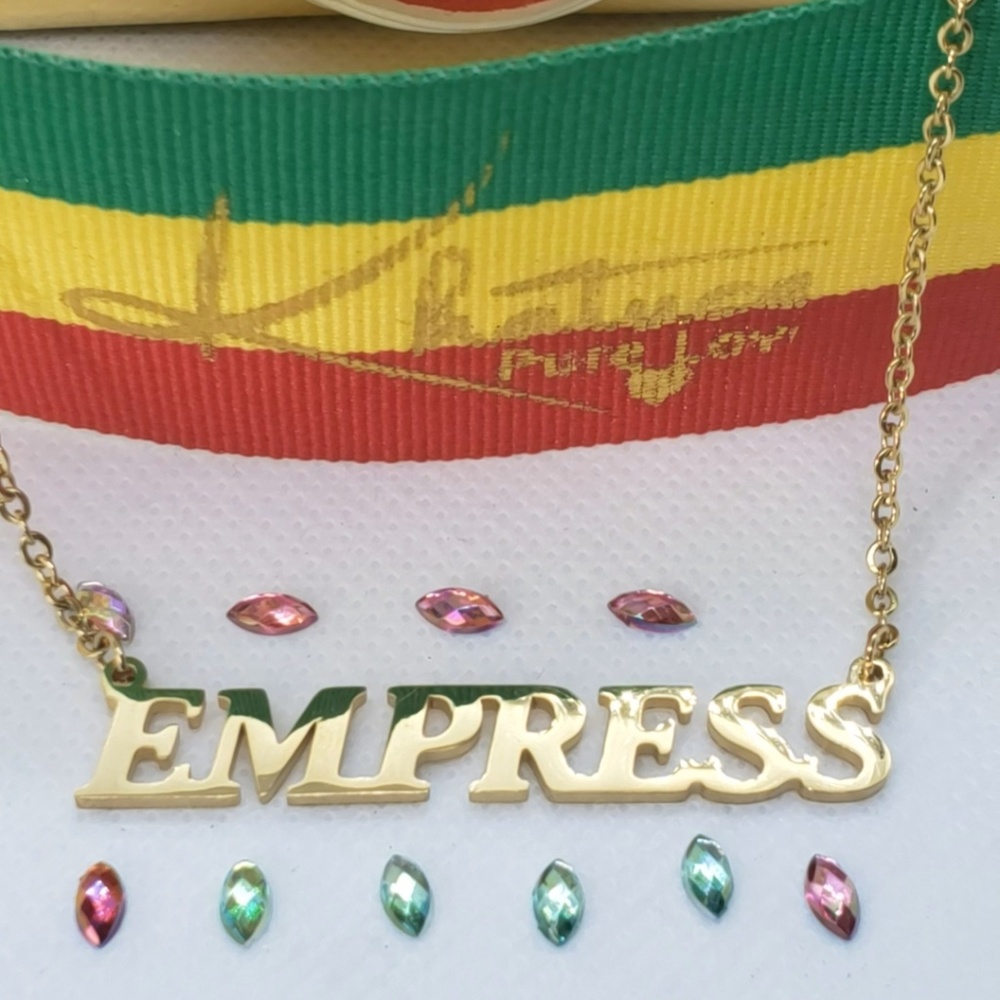 2 pcs Empress chain Bracelet Jewelry Gold Plated